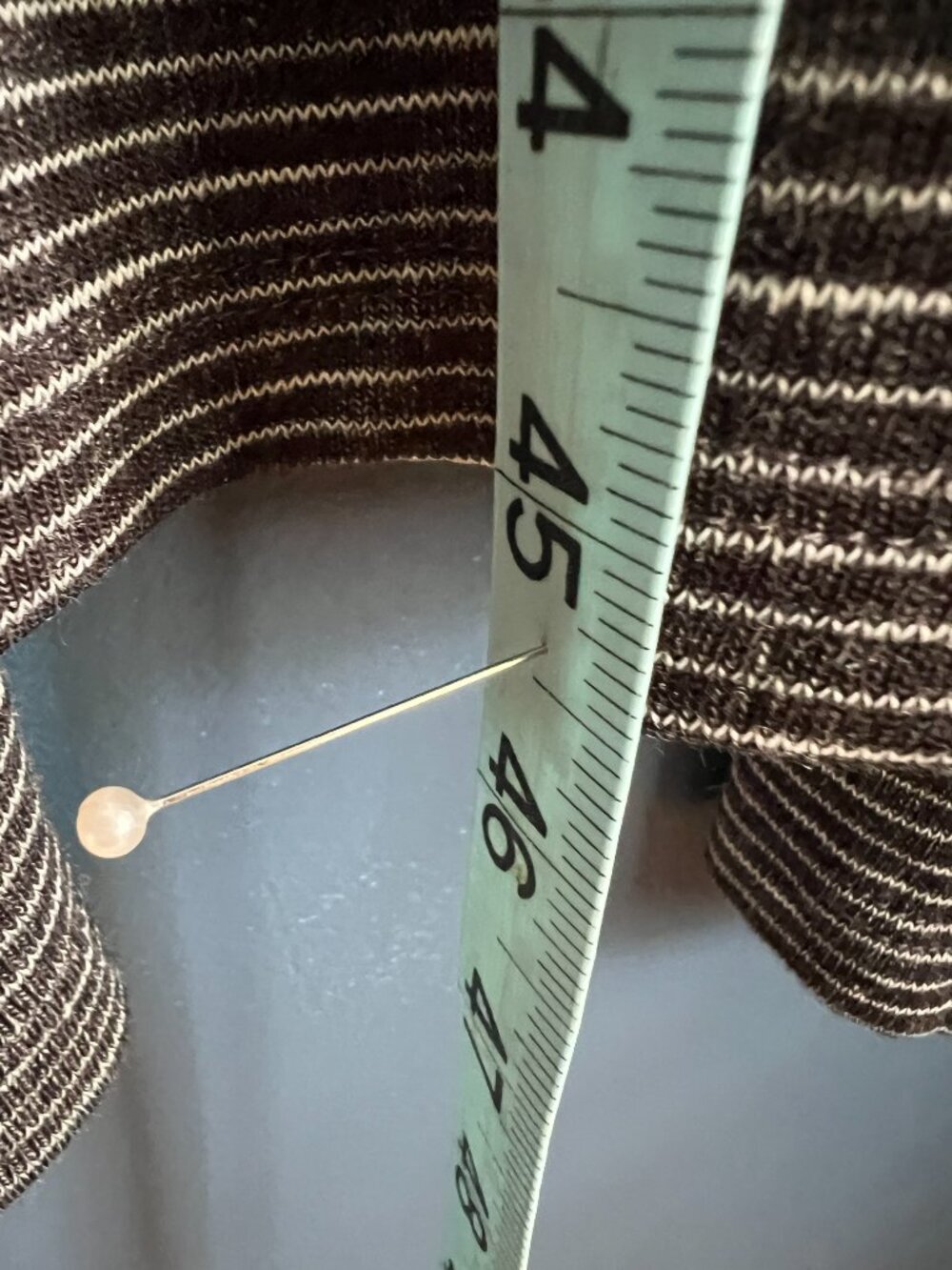 Lularoe Sarah Duster Cardigan Floor Length Open Front Design Gray/White L - Picture 6 of 8